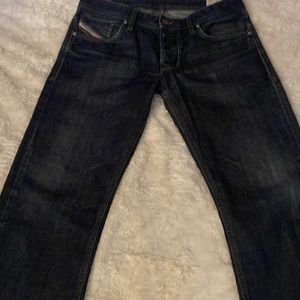 Mens blue jeans wash Orust7 Diesel industry Larkee size 31x32 regular straight
